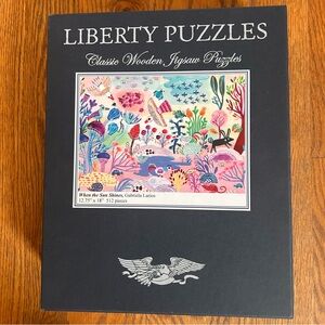 Liberty Puzzles Classic Wooden Jigsaw Puzzle - Colorful Design